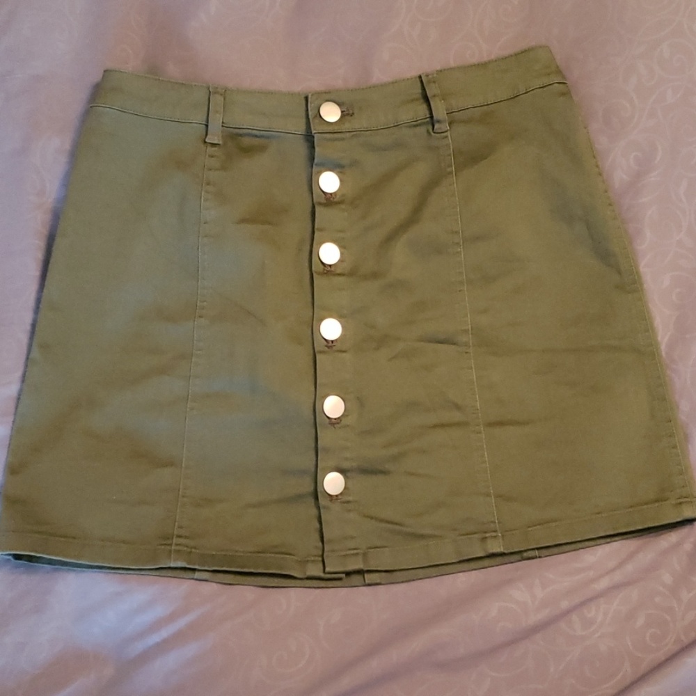 Button Up Skirt